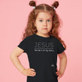 Jesus Is The Hero Of My Story Toddler T-Shirt - Black