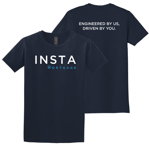 Insta Mortgage Unisex Soft-Style T-Shirt - Navy