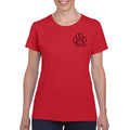 Barkley's Midtown Come Sit Stay Ladies T-Shirt - Red