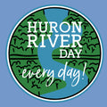 Huron River Day Youth T-Shirt - Carolina Blue