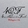 Fourth Quarter Faith Toddler T-Shirt - Heather Grey