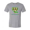 Fourth Quarter Faith Green Mental Health Awareness Unisex T-Shirt - Athletic Grey