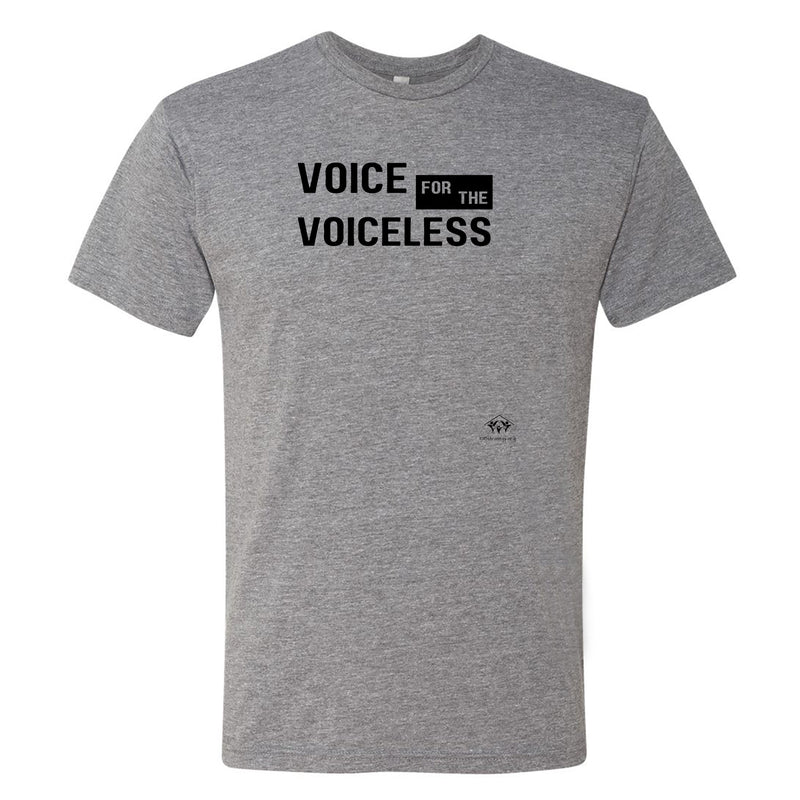 I Am A Voice For The Voiceless Unisex Triblend T-Shirt - Premium Heather