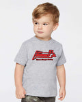 Three Stooges Racing Gurney Jr Toddler T-Shirt - Sport Grey