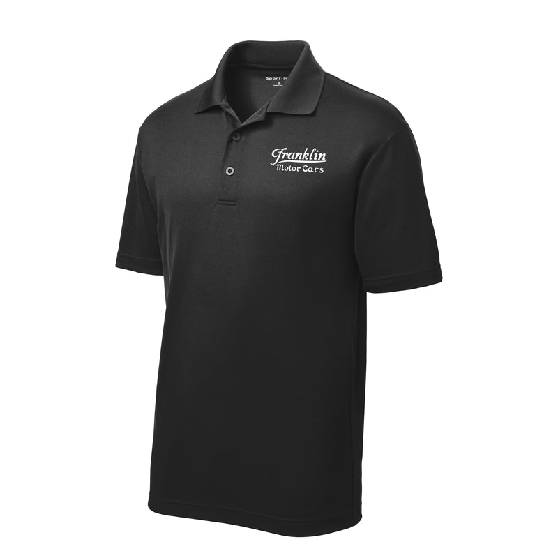 H.H. Franklin Club Posi Charge Mesh Polo - Black