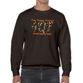 Fourth Quarter Faith Leopard Crewneck Sweatshirt - Dark Chocolate