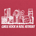 She Rock Retreat Logo Triblend - Vintage Red