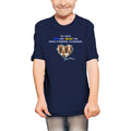 Fourth Quarter Faith Down Syndrome Awareness Youth T-Shirt- Navy
