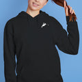 Brobrah Skier Eat Sleep Shred Pullover Hooded Sweatshirt- Black