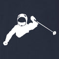 Brobrah Skier Chill and Thrill Triblend T-Shirt- Navy Solid Triblend
