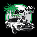 DVMS Delta Vista Dreamin' Zip Hoodie- Black