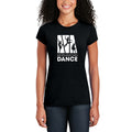 Morgantown Dance Logo Ladies T-Shirt- Black