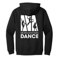 Morgantown Dance Logo Pullover Hooded Sweatshirt- Black