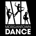 Morgantown Dance Full Color Logo Zip Hoodie- Black