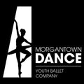 Morgantown Dance Youth Ballet Company Logo Ladies Longsleeve T-Shirt- Black