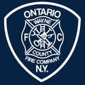 Ontario Fire Tall Pullover Hooded Sweatshirt- Navy