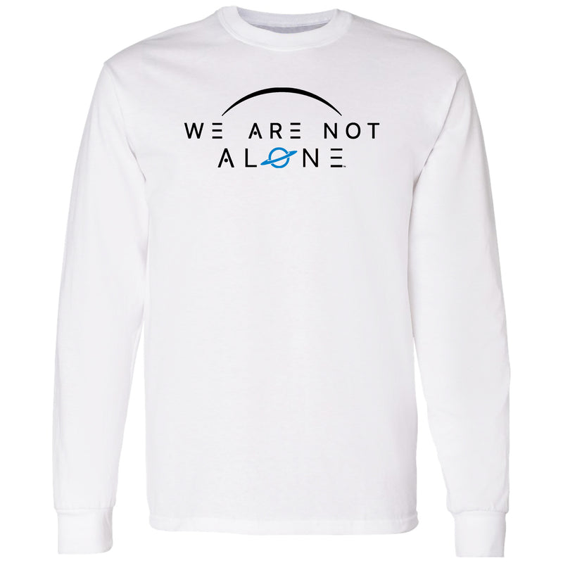 We Are Not Alone Longsleeve T-Shirt- White