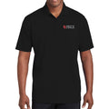 OU Price Logo Posi Charge Mesh Polo- Black