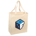 Fablecraft Logo Grocery Tote- Natural
