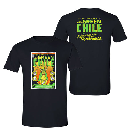 Zingerman's Roadhouse Green Chile Soft Style T-Shirt-Black