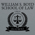 Boyd Apparel School of Law Alumni T-Shirt- Graphite Heather