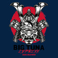 Big Tuna Express Logo Full Zip Hoodie- Navy