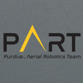 Purdue Aerial Robotics 1/4 Zip Team Logo - Vintage Heather