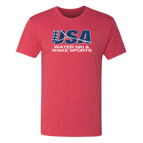 USAWSWS - Classic Logo T-Shirt - Vintage Red