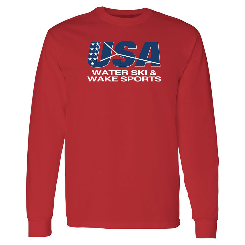 USAWSWS - Classic Logo Longsleeve - Red