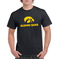 University of Iowa Alumni Band T Shirt - Black