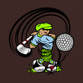 Dad2043 GolfLife T-shirt - Macchiato