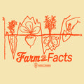 Farm 2 Facts Coral Print T-Shirt - Banana Cream