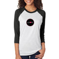 Pinnies Raglan Lovit - Heather White/Vintage Black