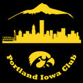 Portland Iowa Club Pullover Hoodie - Black
