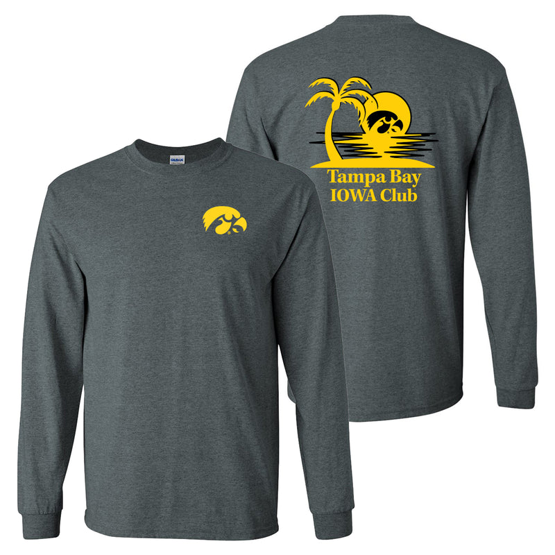 Tampa Bay Iowa Club Longsleeve T-Shirt - Dark Heather