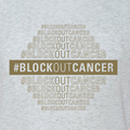 Block Out Cancer Unisex Triblend Long-sleeve T-Shirt - Heather White